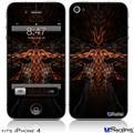 iPhone 4 Decal Style Vinyl Skin - Ramskull (DOES NOT fit newer iPhone 4S)